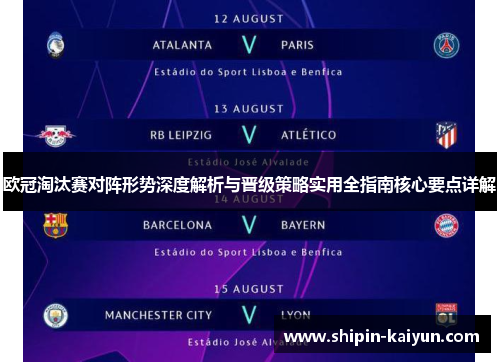 欧冠淘汰赛对阵形势深度解析与晋级策略实用全指南核心要点详解 欧冠淘汰赛对阵形势深度解析与晋级策略实用全指南核心要点详解